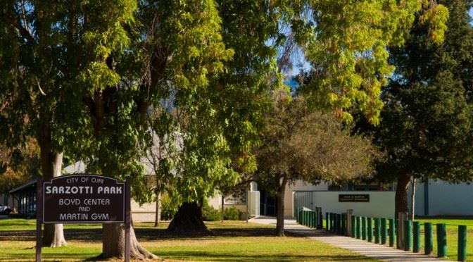 Sarzotti Park Sign